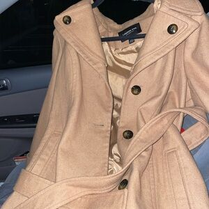 London Fog Women's Camel Trench Coat